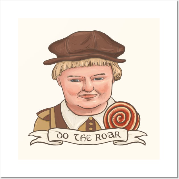 Do The Roar kid from Shrek Wall Art by Jewelia